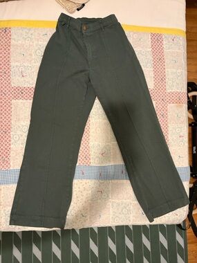 Big Bud Press WESTERN PANTS - DARK EMERALD GREEN